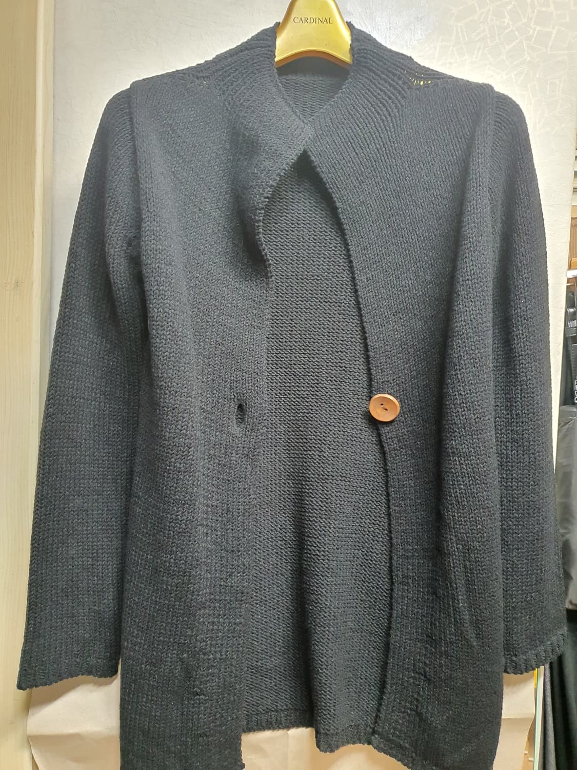 원버튼 유니크 여성 가디건 새제품  상품이미지7