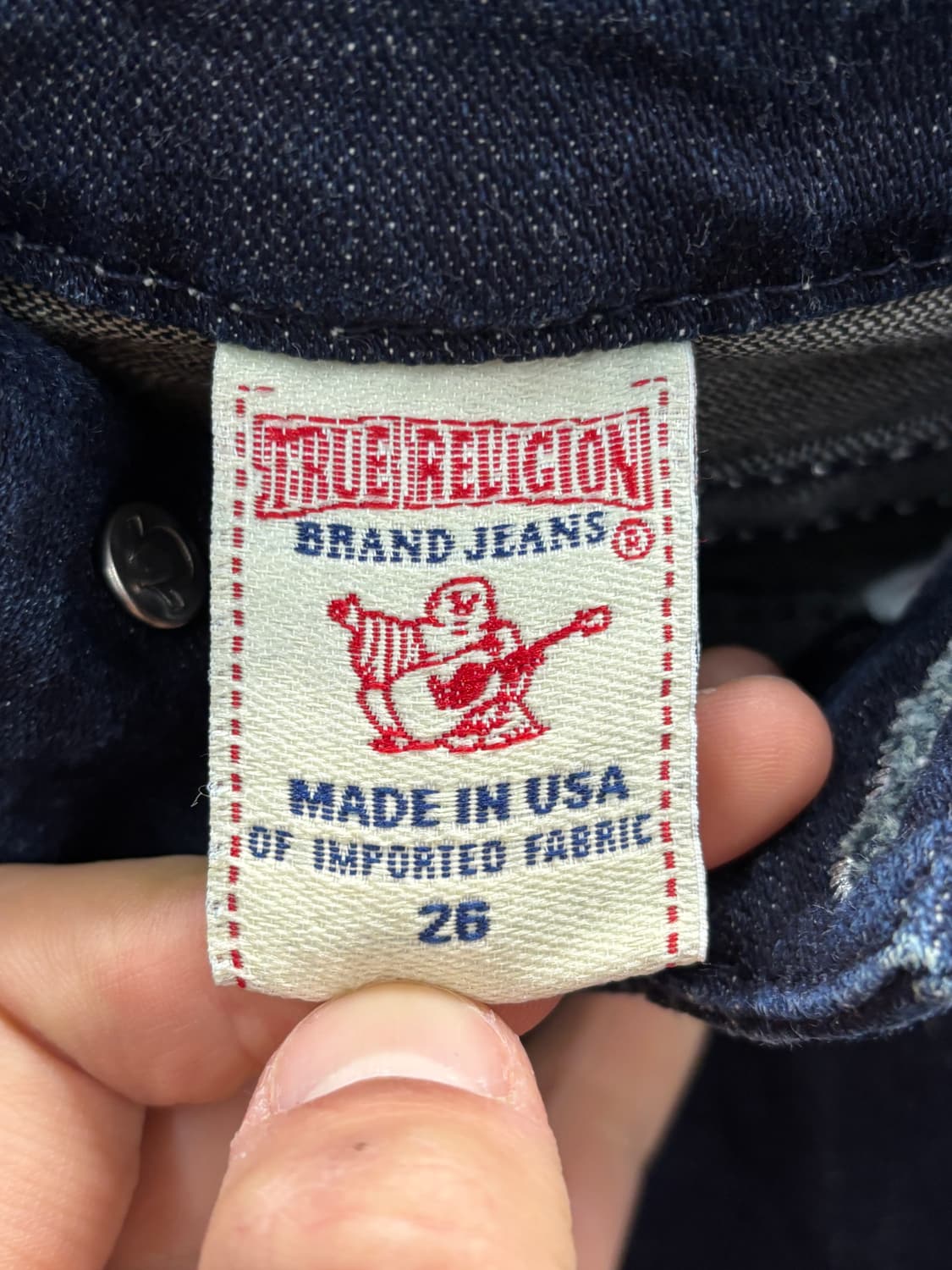 트루릴리전 진청 데님 청바지 26 상품이미지4