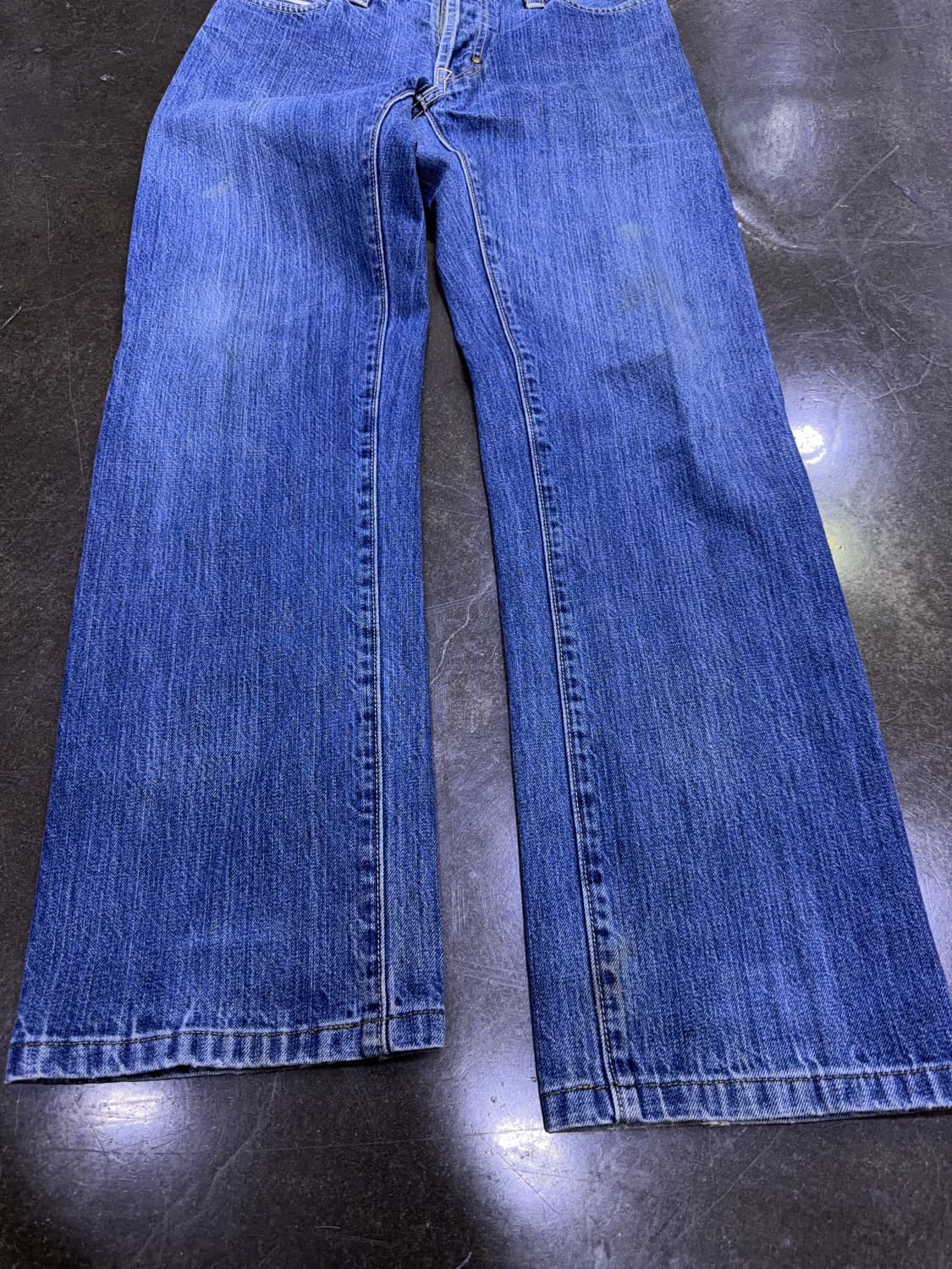 Gap 갭 셀비지 버튼플라이 래귤러핏 빈티지 데님팬츠 28 상품이미지5