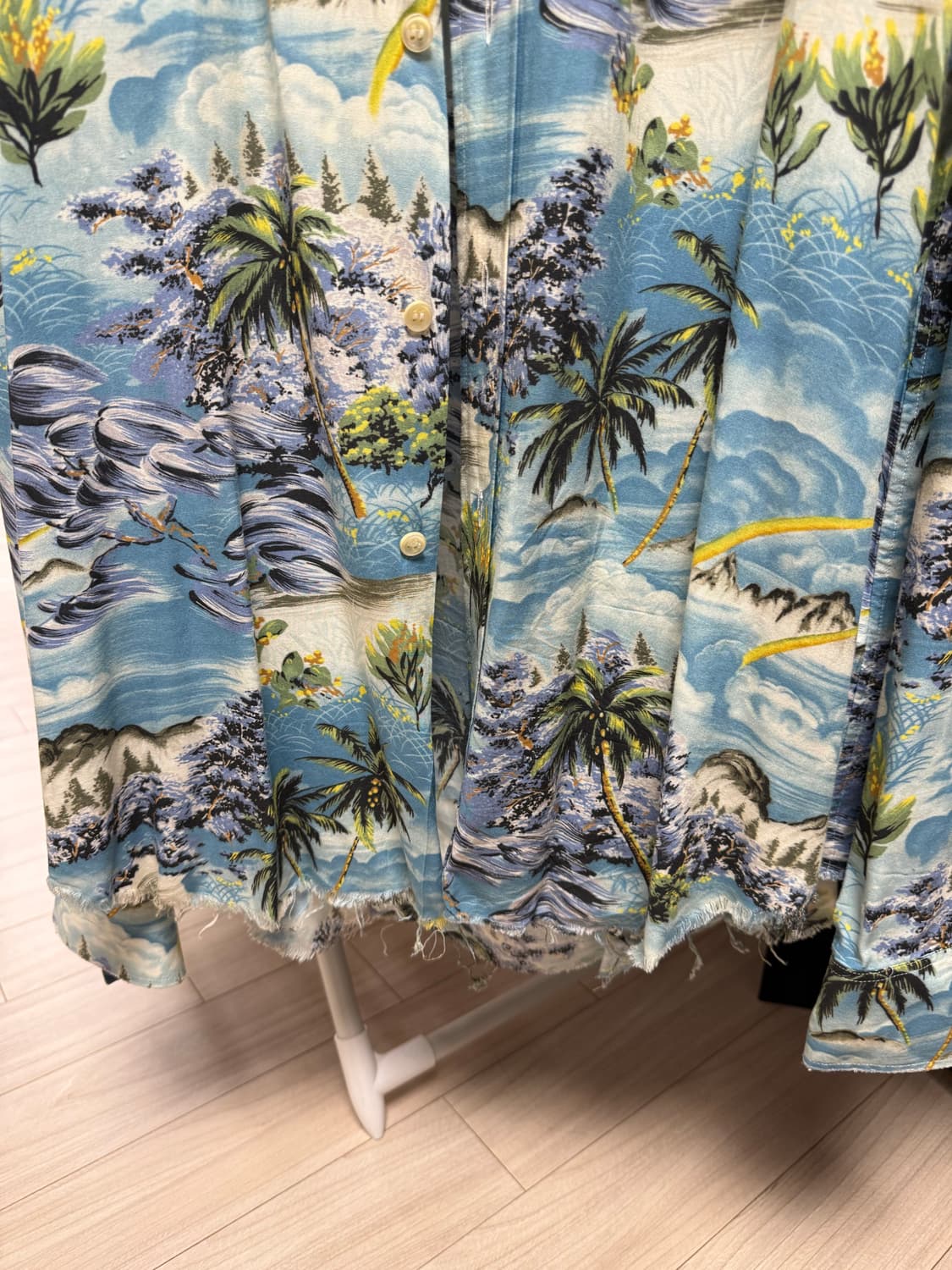 생로랑16ss 하와이안셔츠 42사이즈 상품이미지7