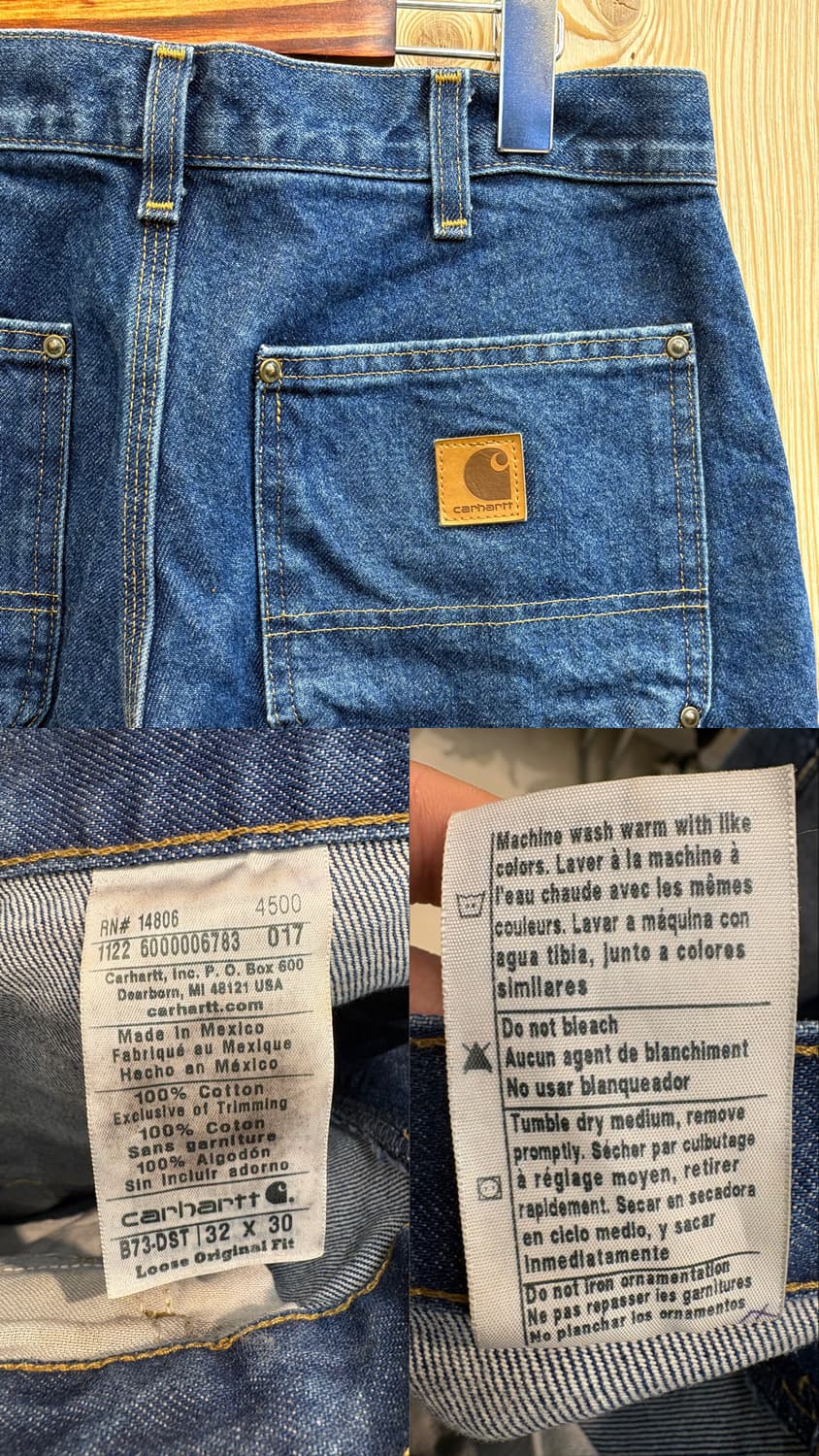 칼하트 더블니 카펜터 데님팬츠 상품이미지10
