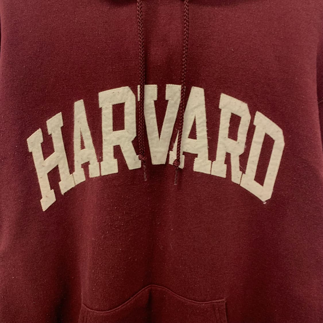 챔피온 하버드 컬리지 버건디 후드티 상품이미지4