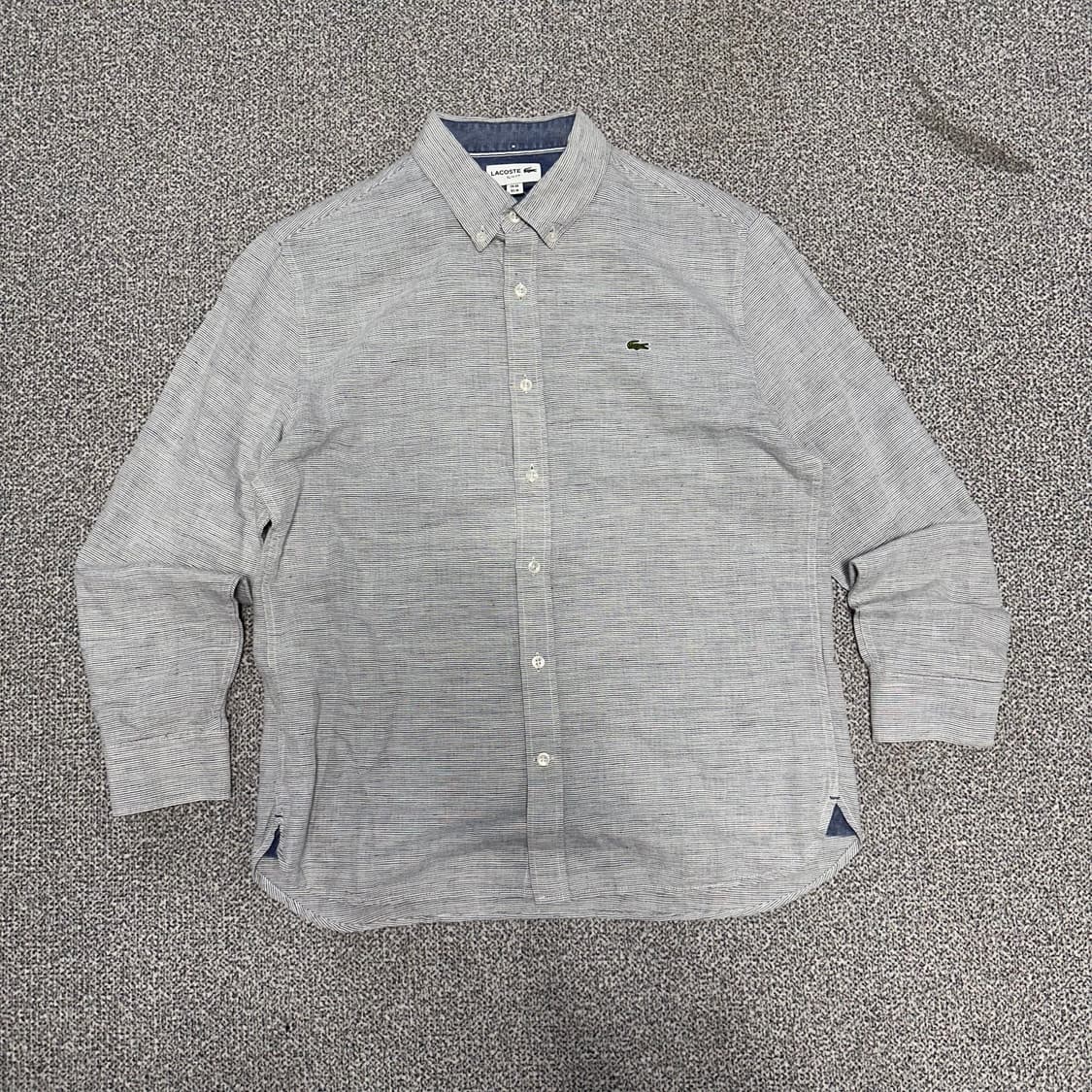 라코스테 스트라이프 셔츠 상품이미지1