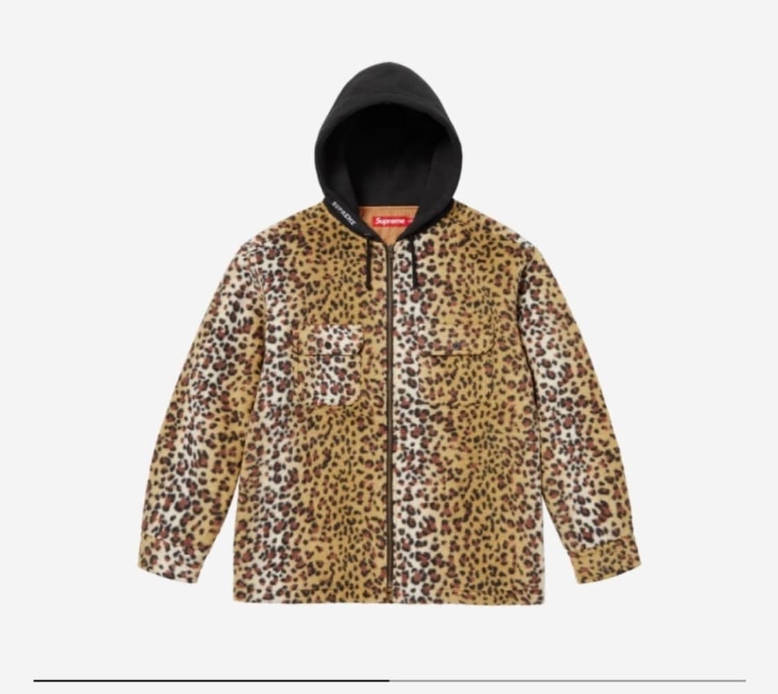 구매) supreme 슈프림 레오파드 플리스 상품이미지1