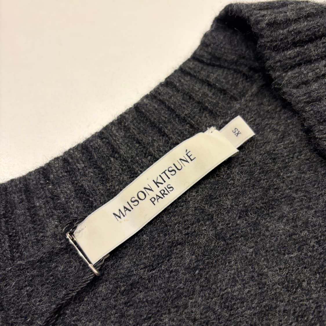 [XS] 메종키츠네 베이비폭스 패치 가디건 차콜 C83 상품이미지3