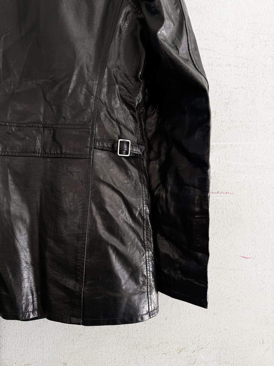 Guess Genuine Leather Zip-Up Jacket 상품이미지4