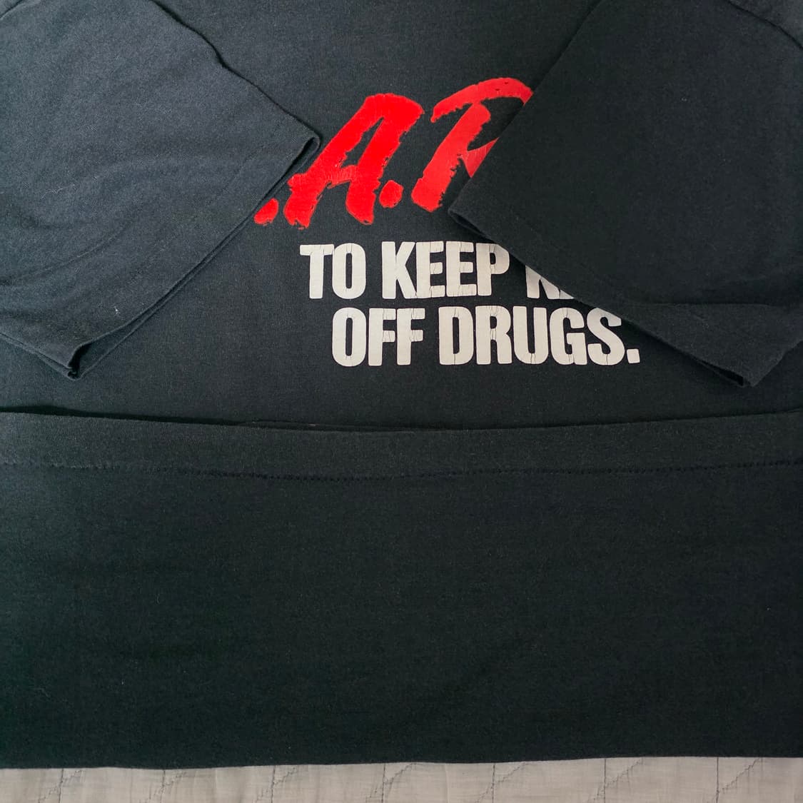 [XL] 90s 빈티지 DARE 티셔츠 블랙 ver. 스크린스타 2 상품이미지3