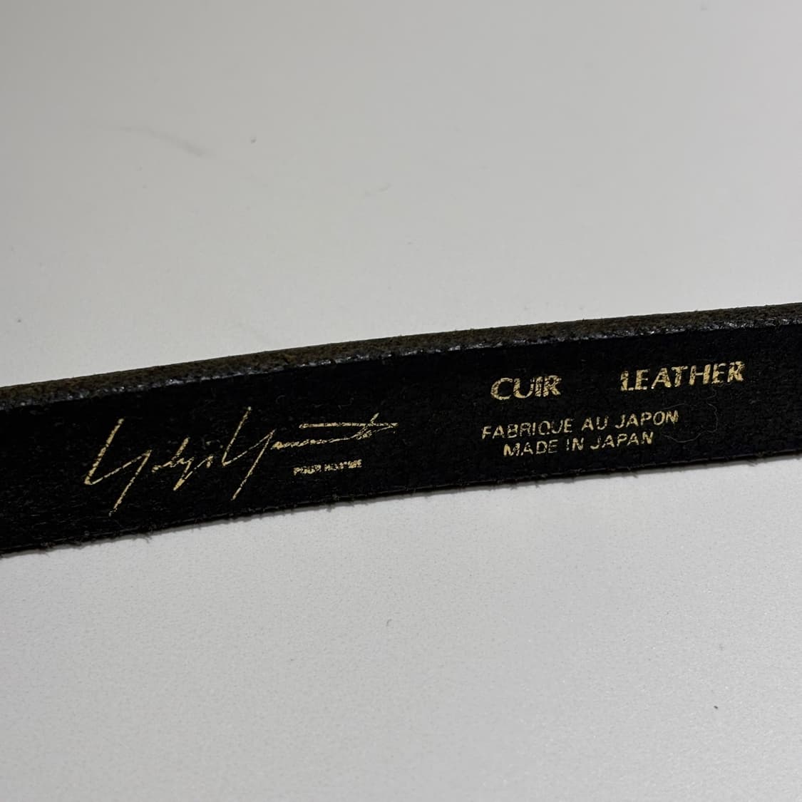 요지 야마모토 뿌르 옴므 슬림 벨트 상품이미지7