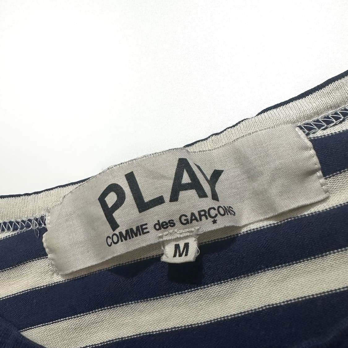 꼼데가르송 스트라이프 보더티 상품이미지4