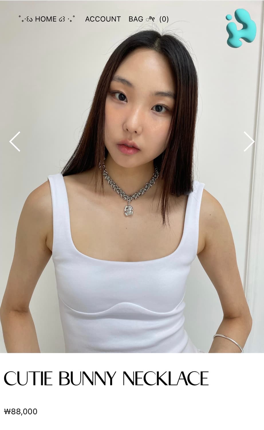 인오도르 CUTIE BUNNY NECKLACE  상품이미지3