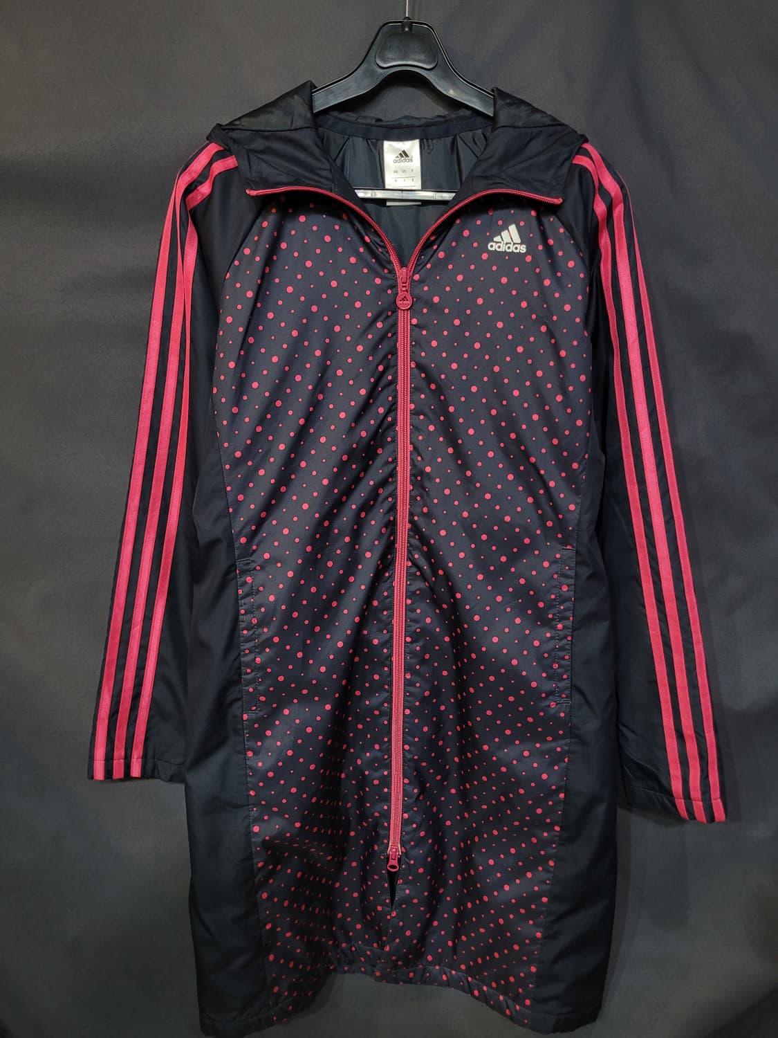 Adidas dot long padding 아디다스 도트  롱 후드 패딩 상품이미지10