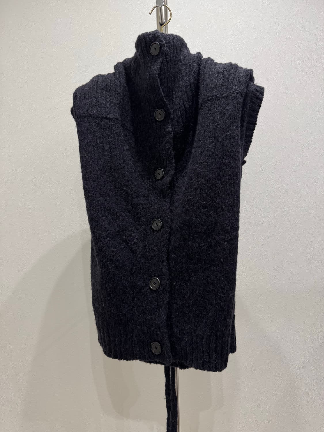 앤드뮐미스터 레이어드 울 알파카 베스트 상품이미지7