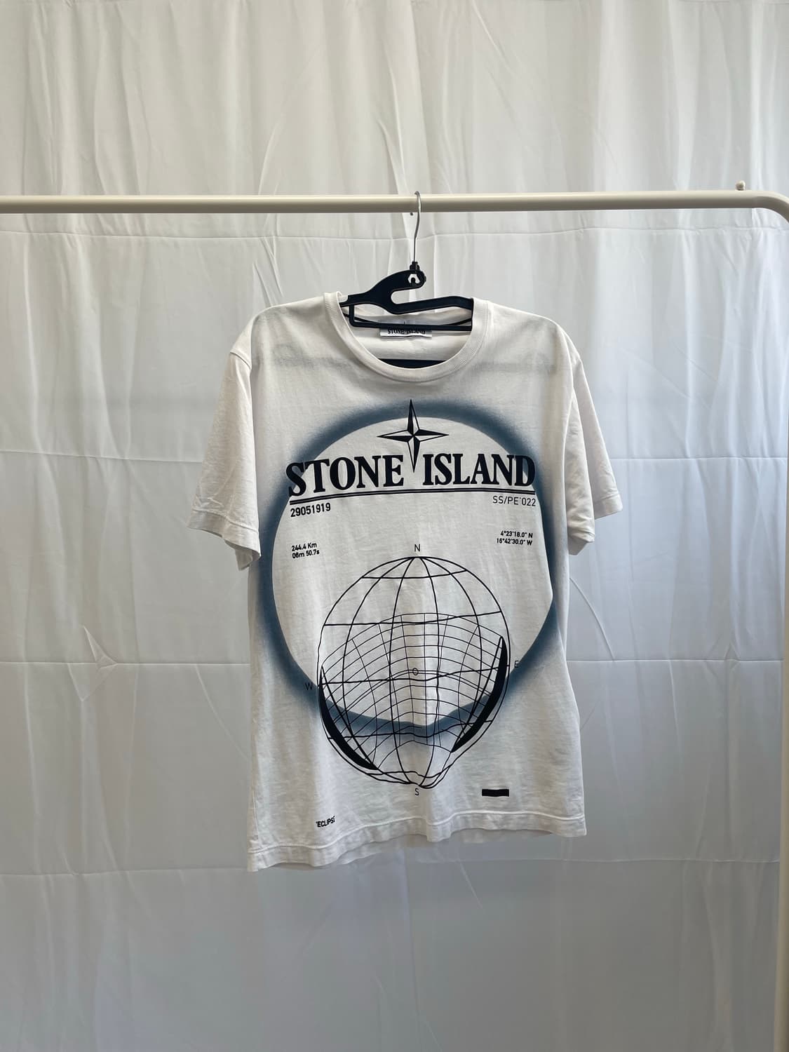 [새상품급] 스톤아일랜드 이클립스 가먼트 다이드 반팔 티셔츠 [S] 상품이미지1