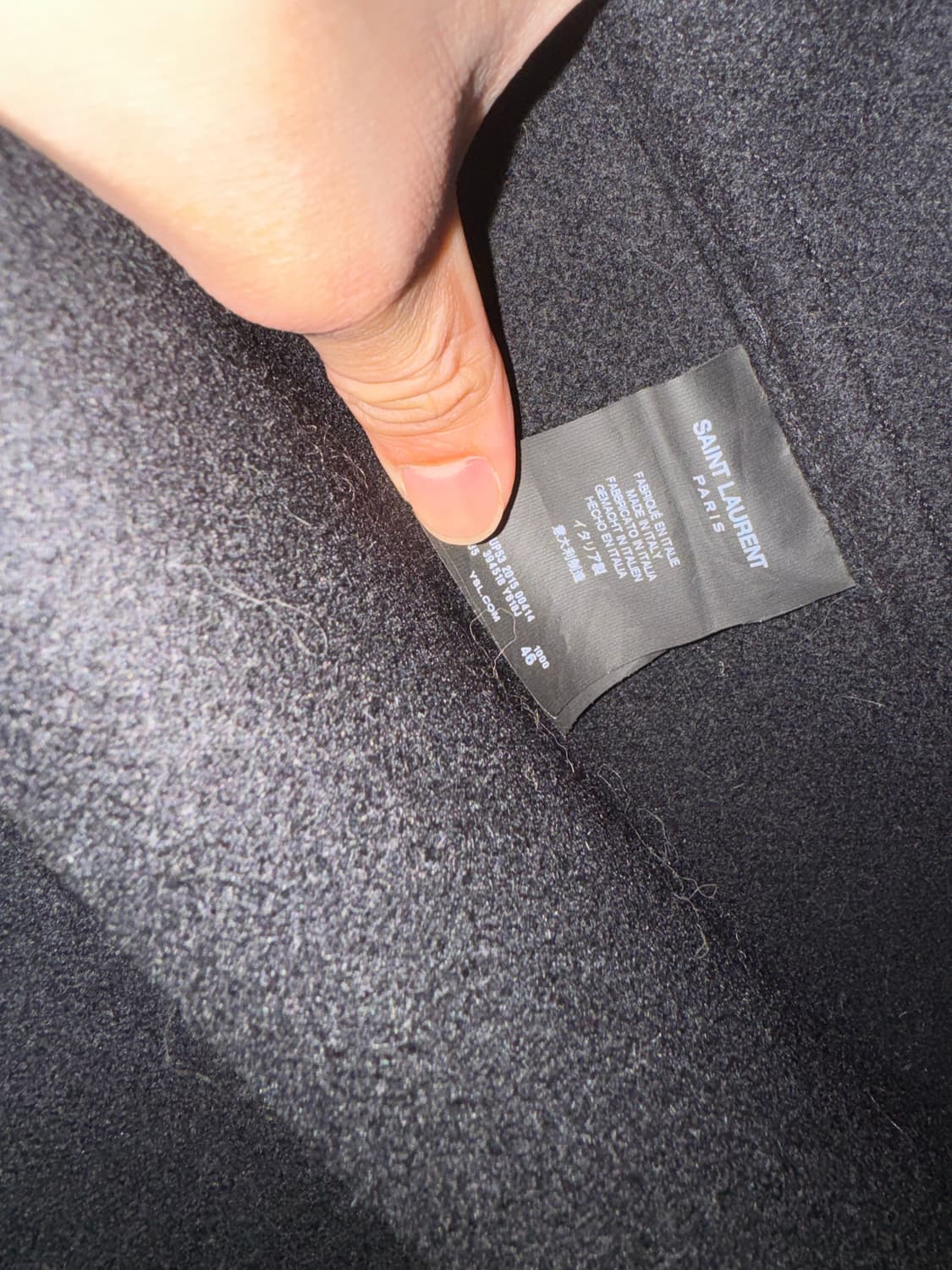 [46] 생로랑 15FW 울 코트 상품이미지5