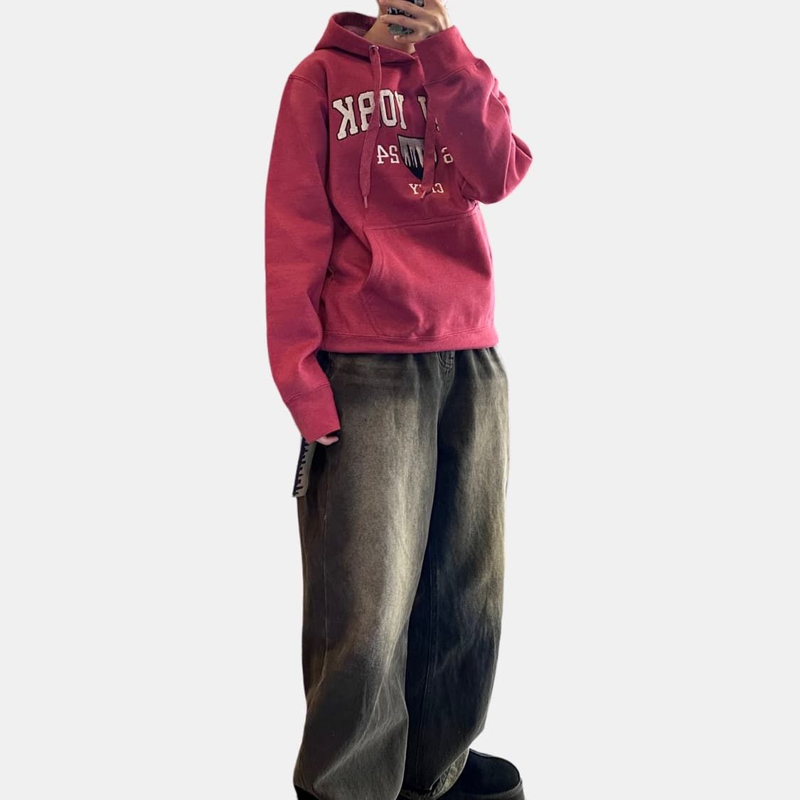 new york popular 기모 후드티 (새상품) 상품이미지4