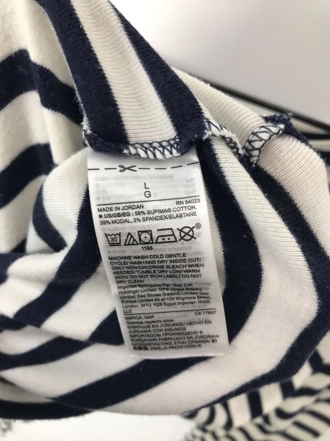 GAP Striped Boatneck Long Sleeve 상품이미지5