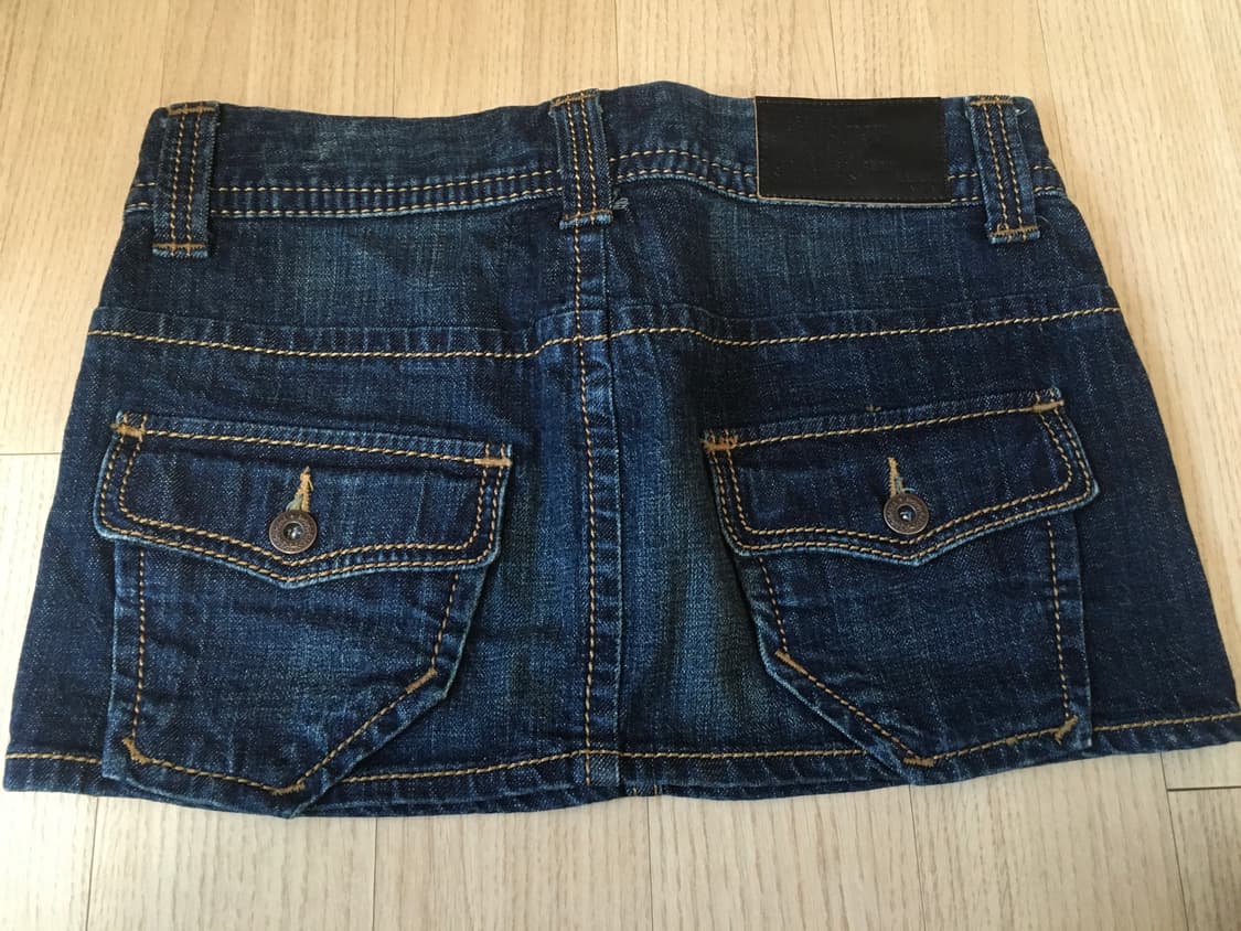 Sword fish 청치마 빈티지 갸루 고스펑크 y2k 상품이미지5