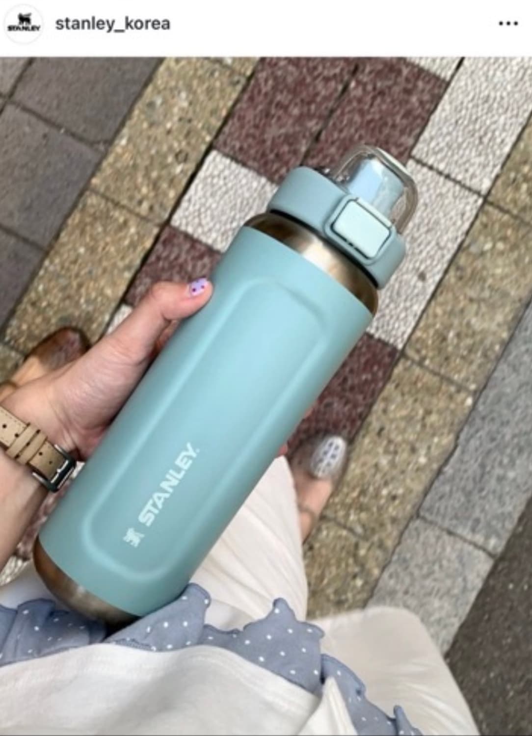 (새상품) 스탠리 웰스프링 보틀 709ml, 시폼 상품이미지1