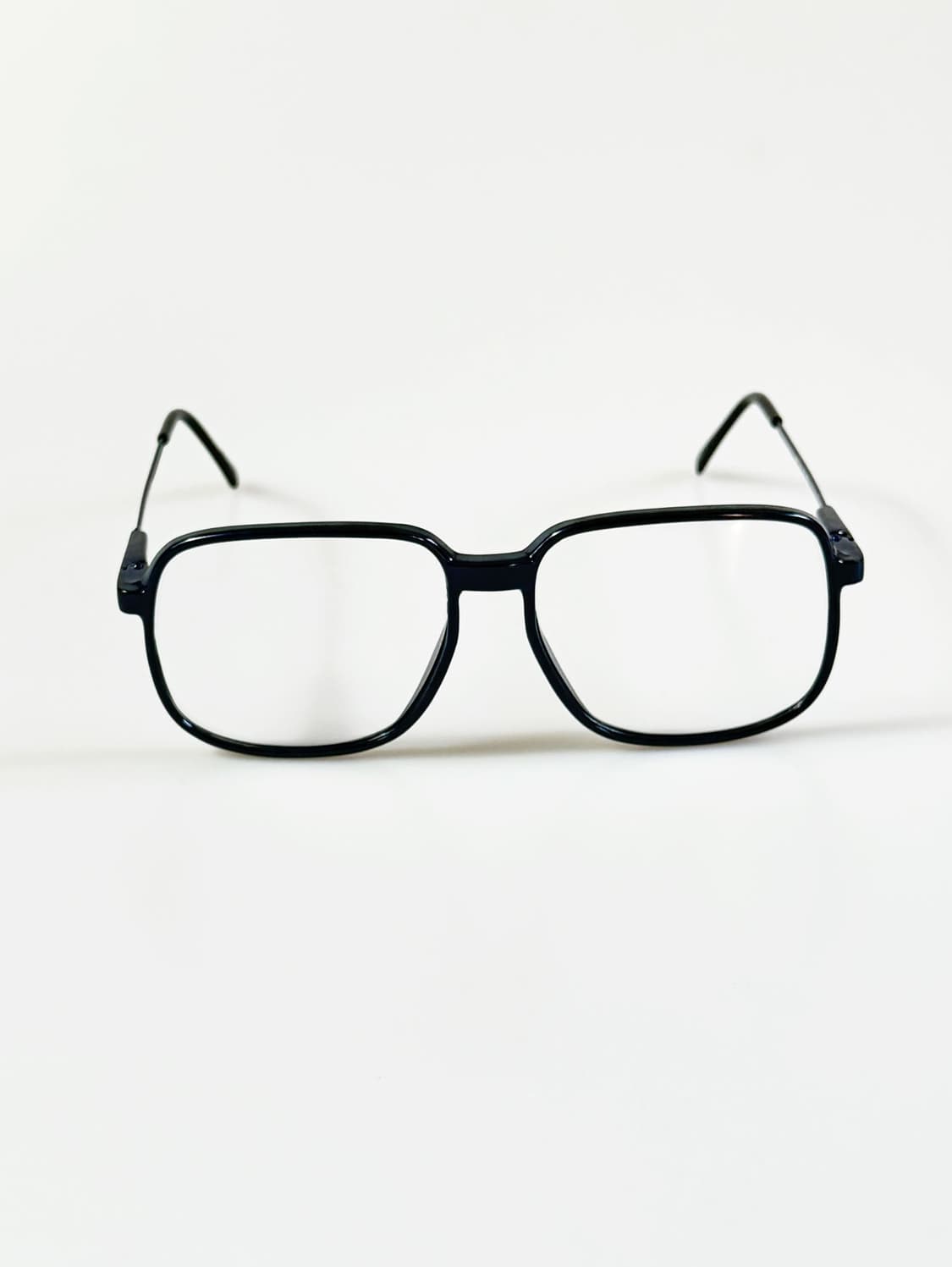 80s ALAN 블루 뿔테 레트로 스퀘어 빈티지 안경 상품이미지3