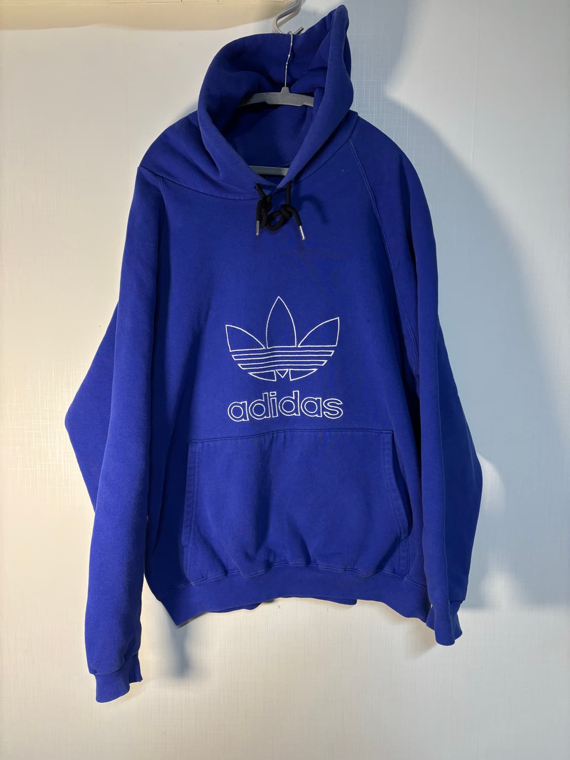 90s adidas 올드 아디다스 빈티지 트레포일 로고 후드티 상품이미지2