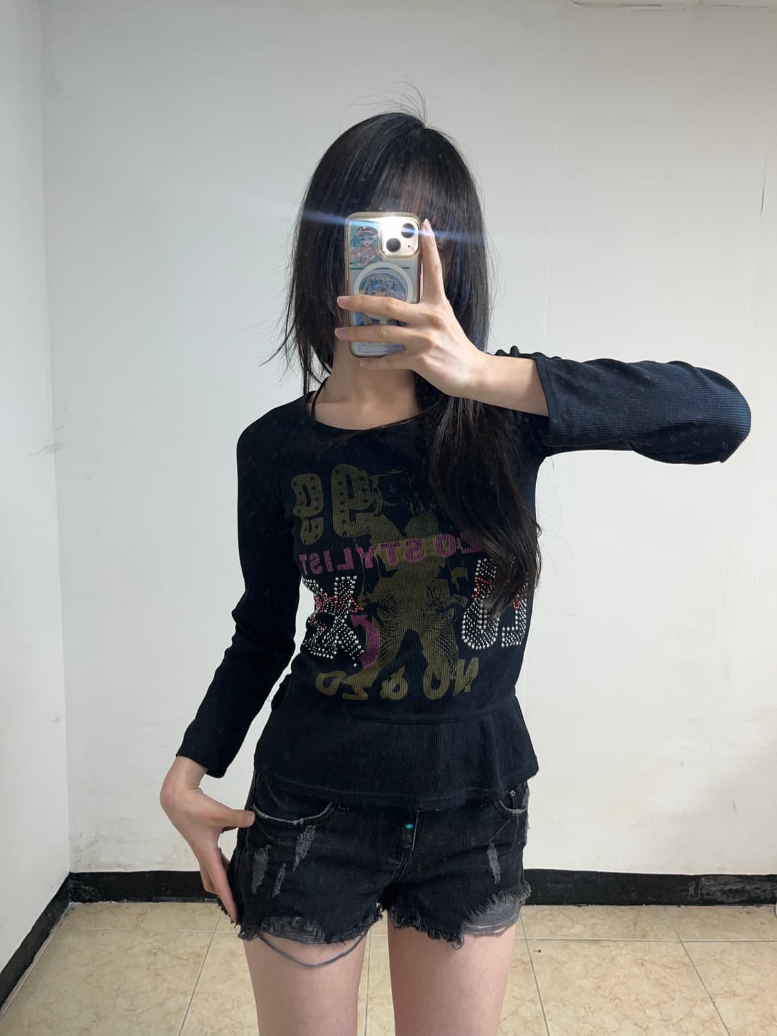 00‘s 디바프린팅 롱슬리브 상품이미지3