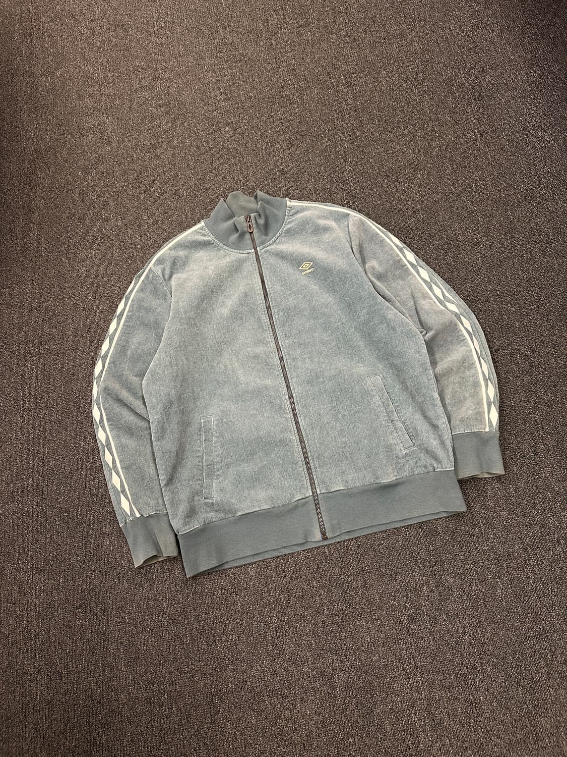 2XL) 엄브로 코듀로이 트랙탑 져지 집업 상품이미지2