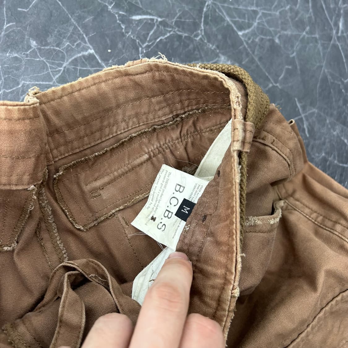 B.C.B.S 조거 스트링 벨티드 와이드 카고 팬츠 상품이미지9