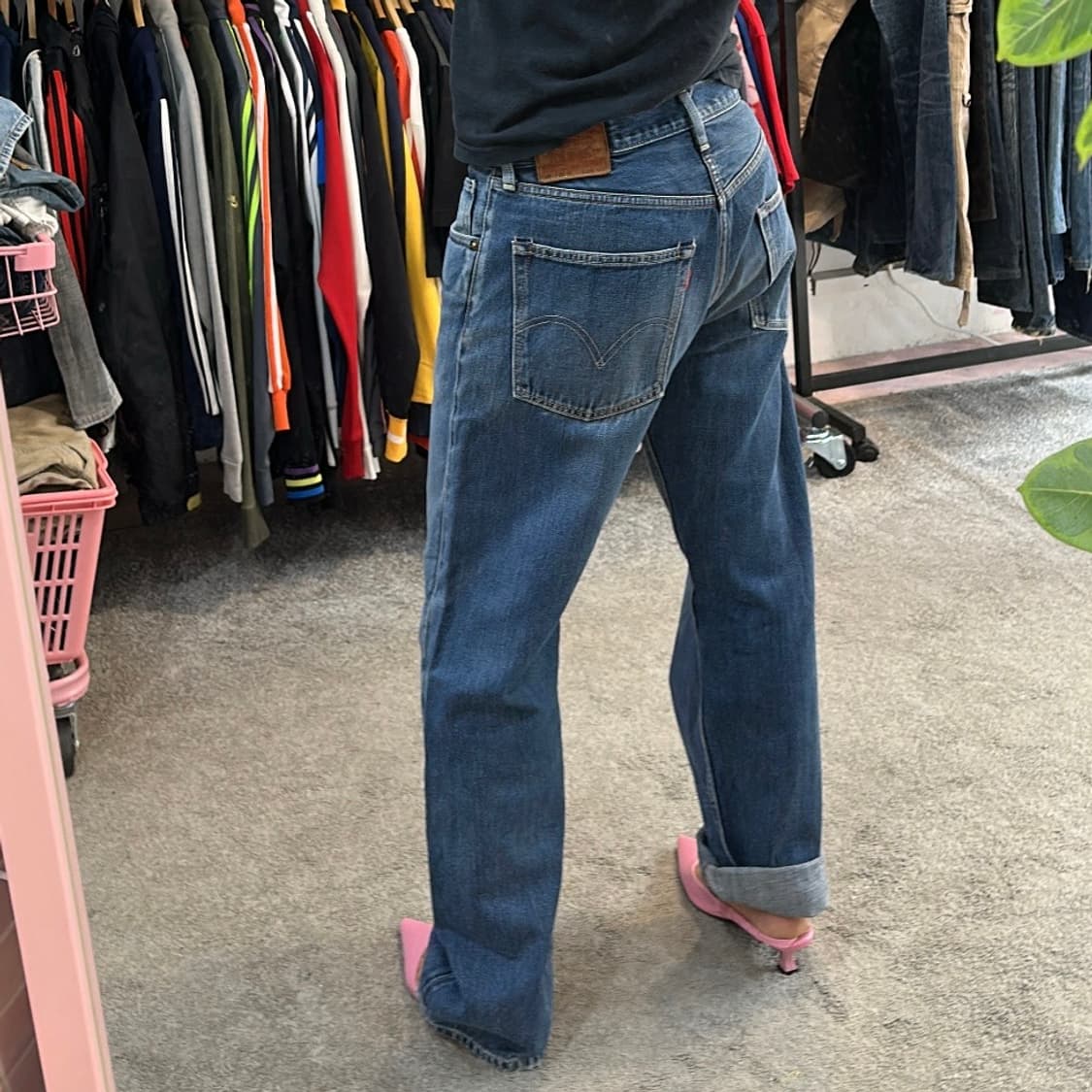 리바이스503 셀비지 레귤러 와이드핏 데님(32) 상품이미지2