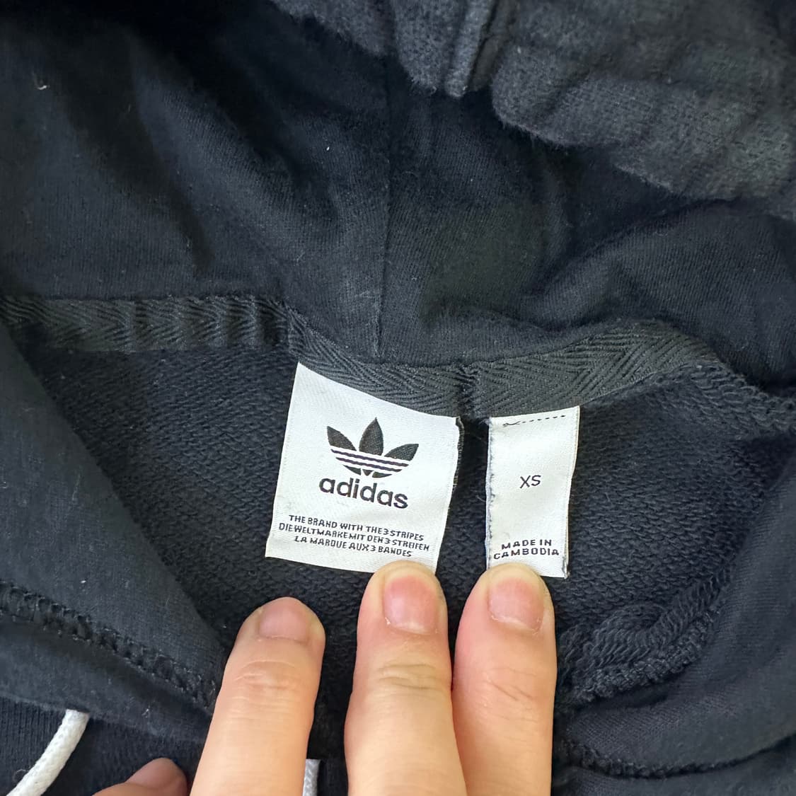 XS 아디다스 리본테일 벨리스타 후디 0424D 상품이미지2