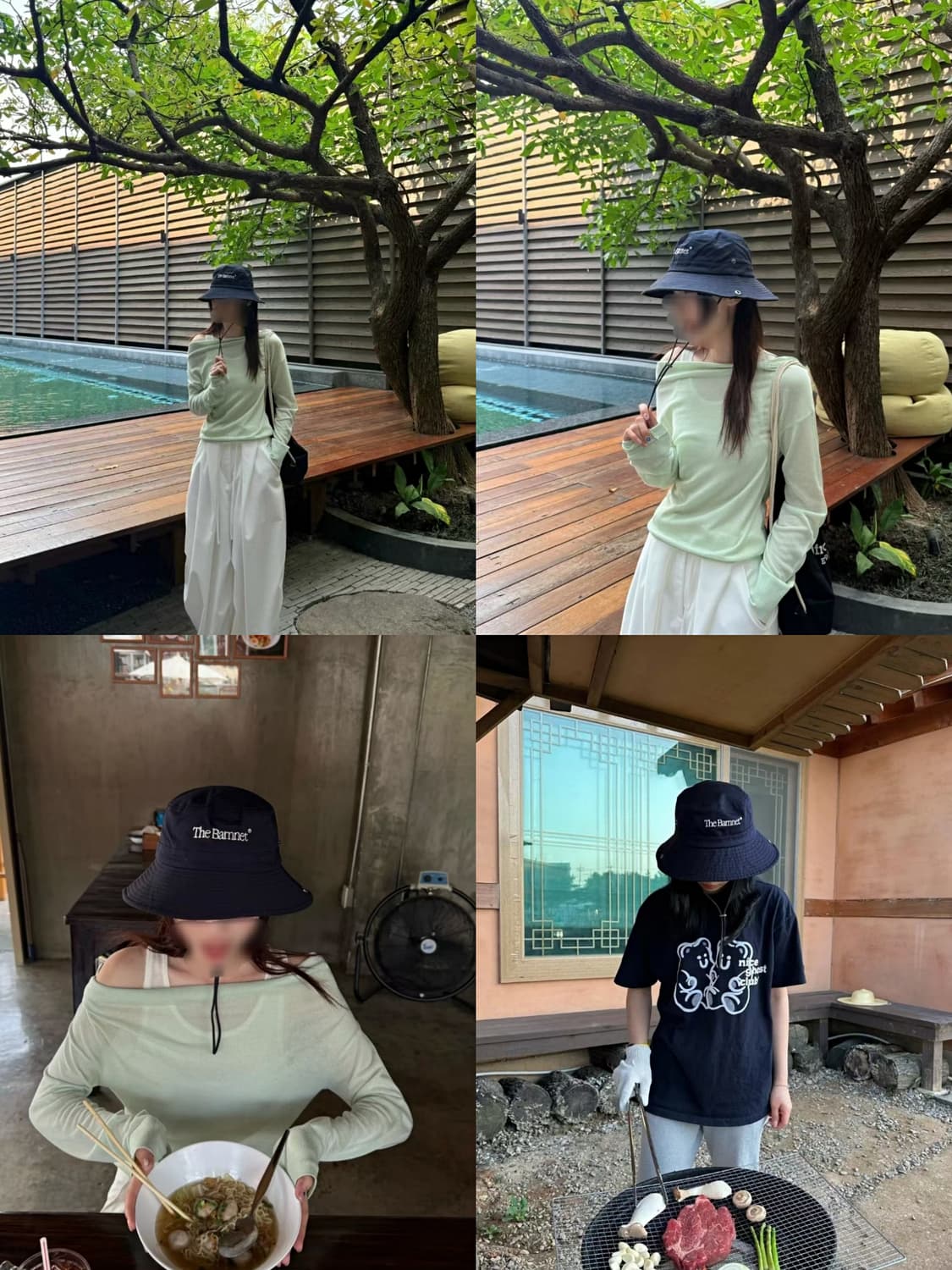 네이비  더바넷 버킷햇 어부모자 벙거지모자 상품이미지3