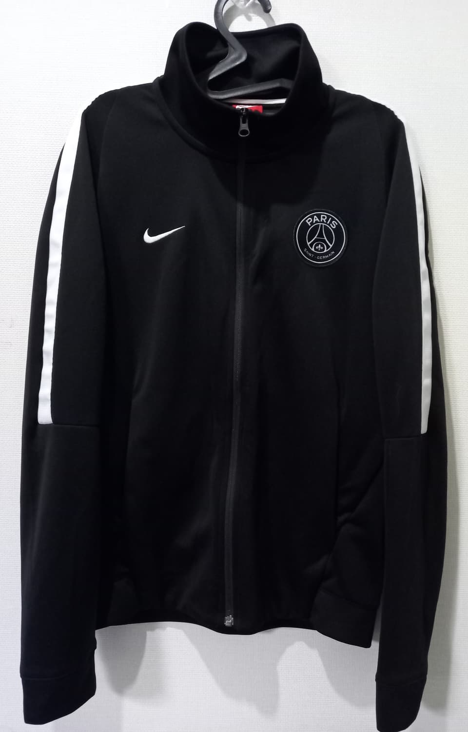 나이키 희귀 psg 파리생제르망 블랙 트랙탑 저지 져지집업 90 상품이미지1