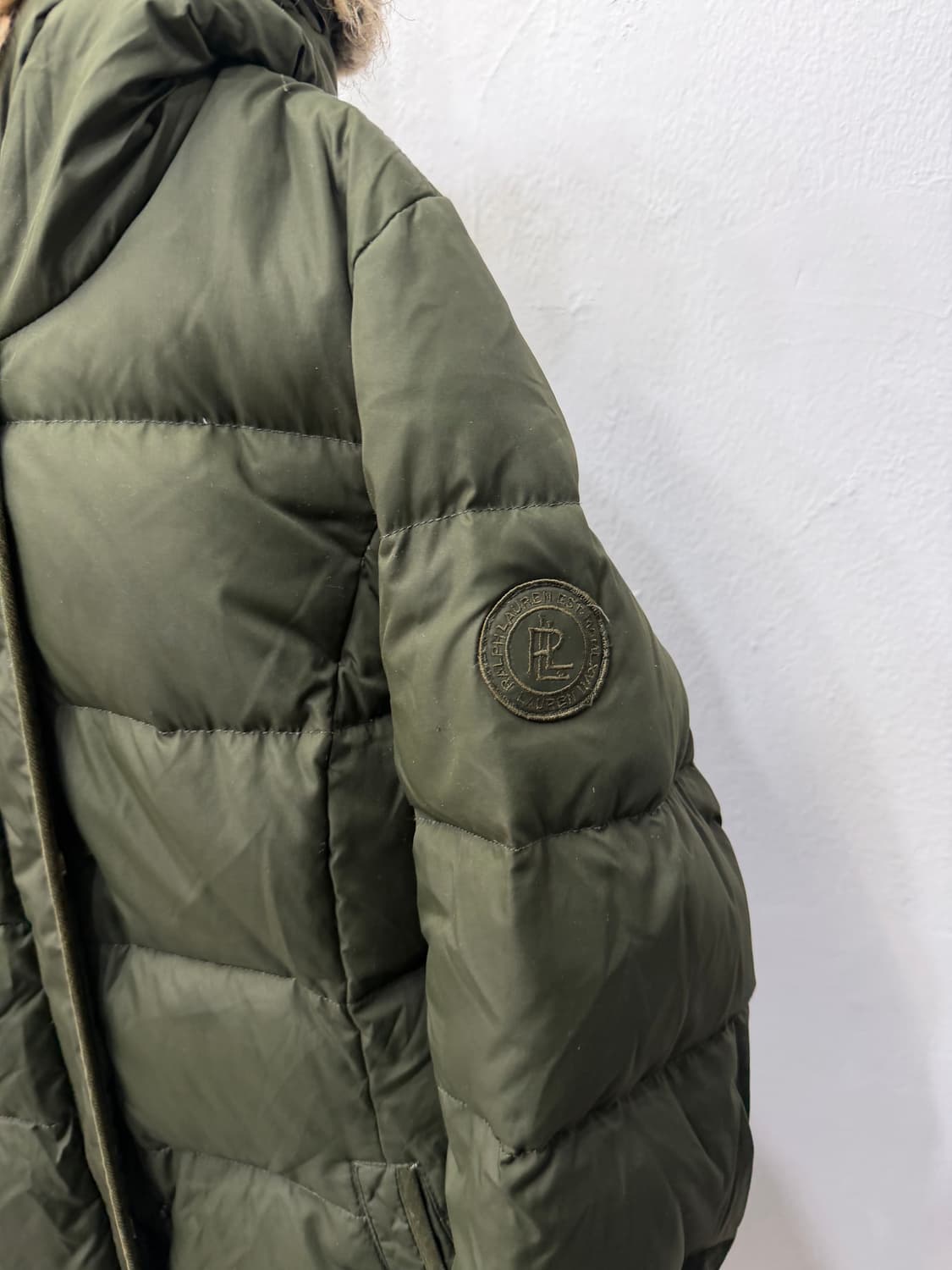 정품) 폴로랄프로렌 여성 롱패딩 S 상품이미지4