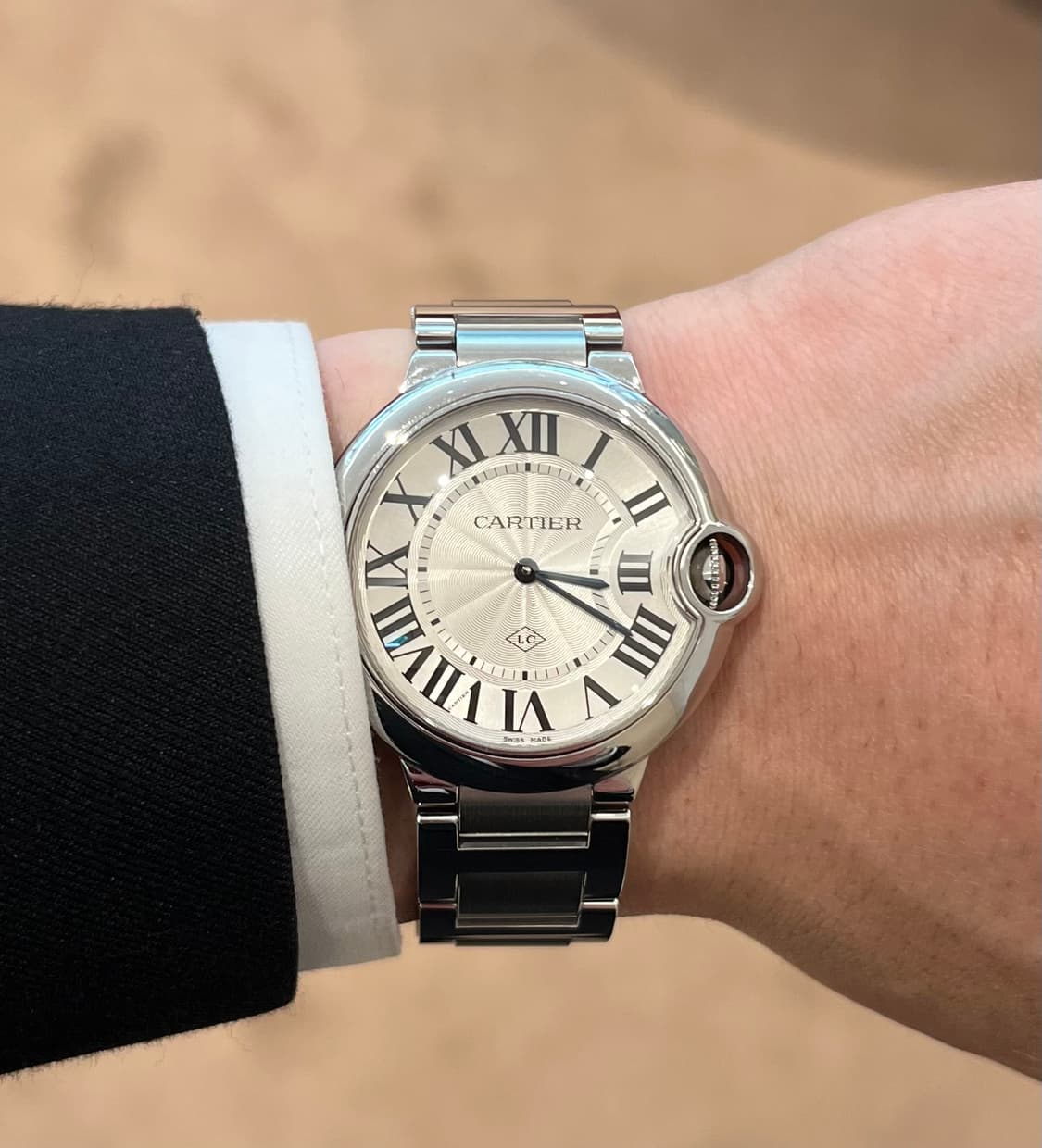 희기) 정품 까르띠에 발롱블루 36mm 리미티드 LC 한정판 상품이미지1