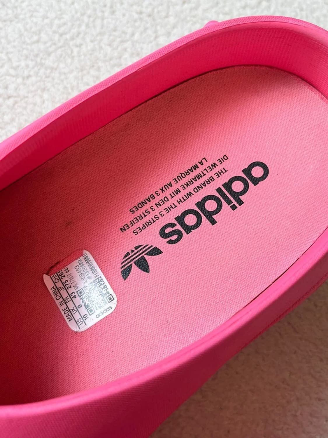 아디다스 아디폼 스탠 스미스 뮬 클리어 핑크 A1829 상품이미지9