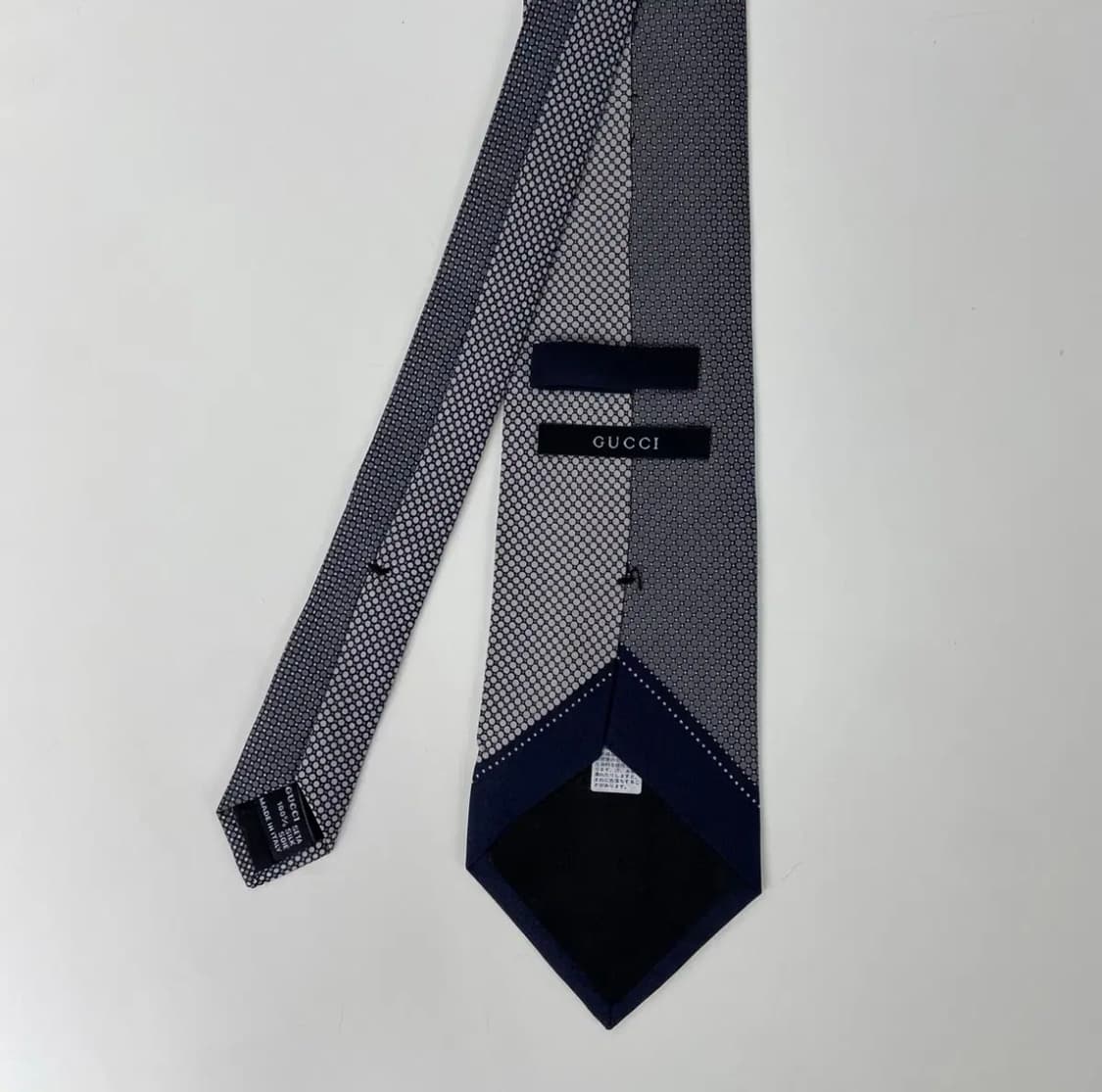 구찌(GUCCI) 심플로고 명품 정품 넥타이 상품이미지2