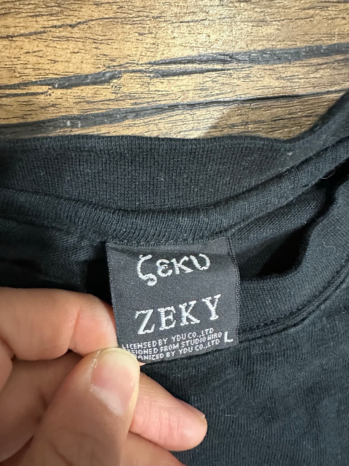 ZEKY 풋스텝 그래픽 빈티지 반팔티 L 상품이미지5