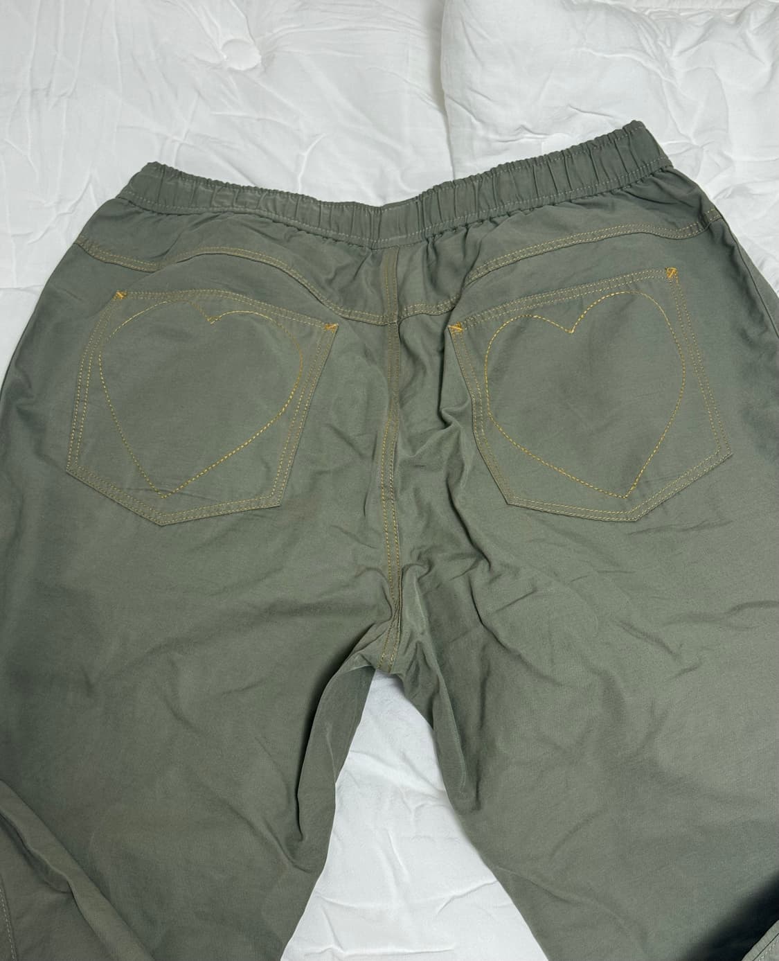 아디다스 네오라인 카키 트레이닝 팬츠 상품이미지2