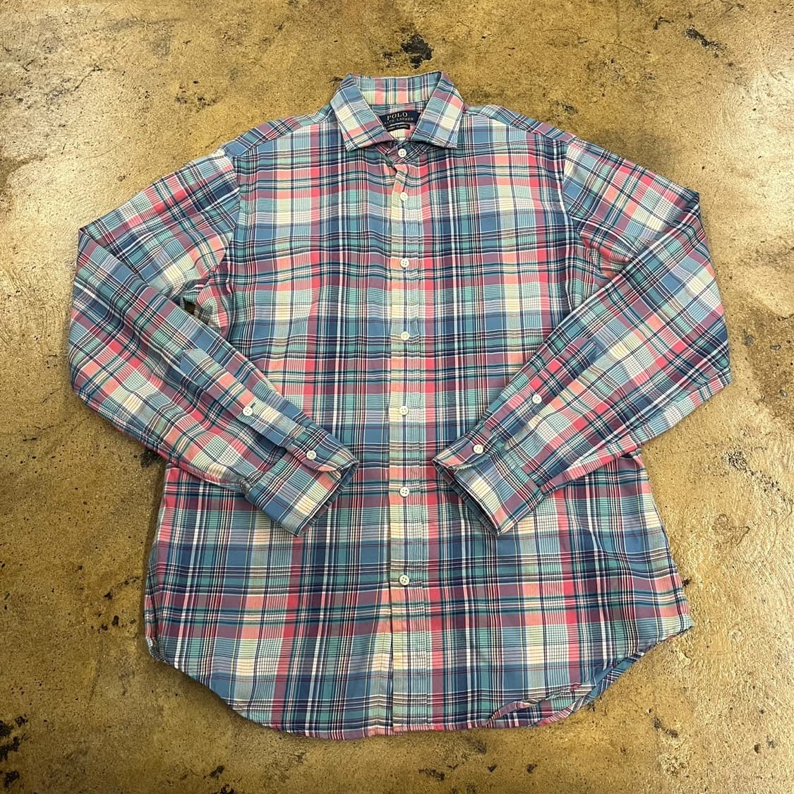 [정품/M] 폴로 랄프로렌 체크 셔츠 남방 b17 상품이미지2