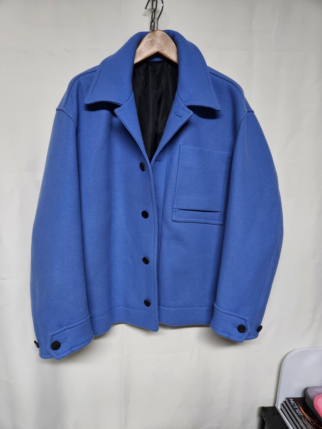 솔리드옴므 남성 코트105 하프코트 상품이미지1