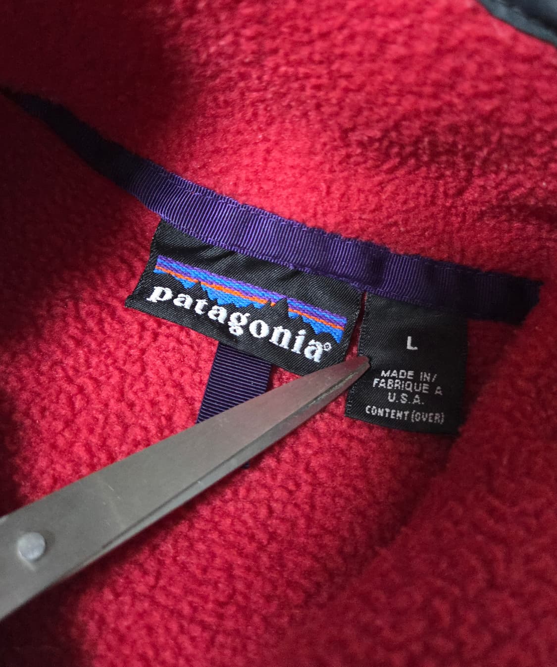 (L)파타고니아 Usa 90s 노스노우 신칠라 상품이미지4