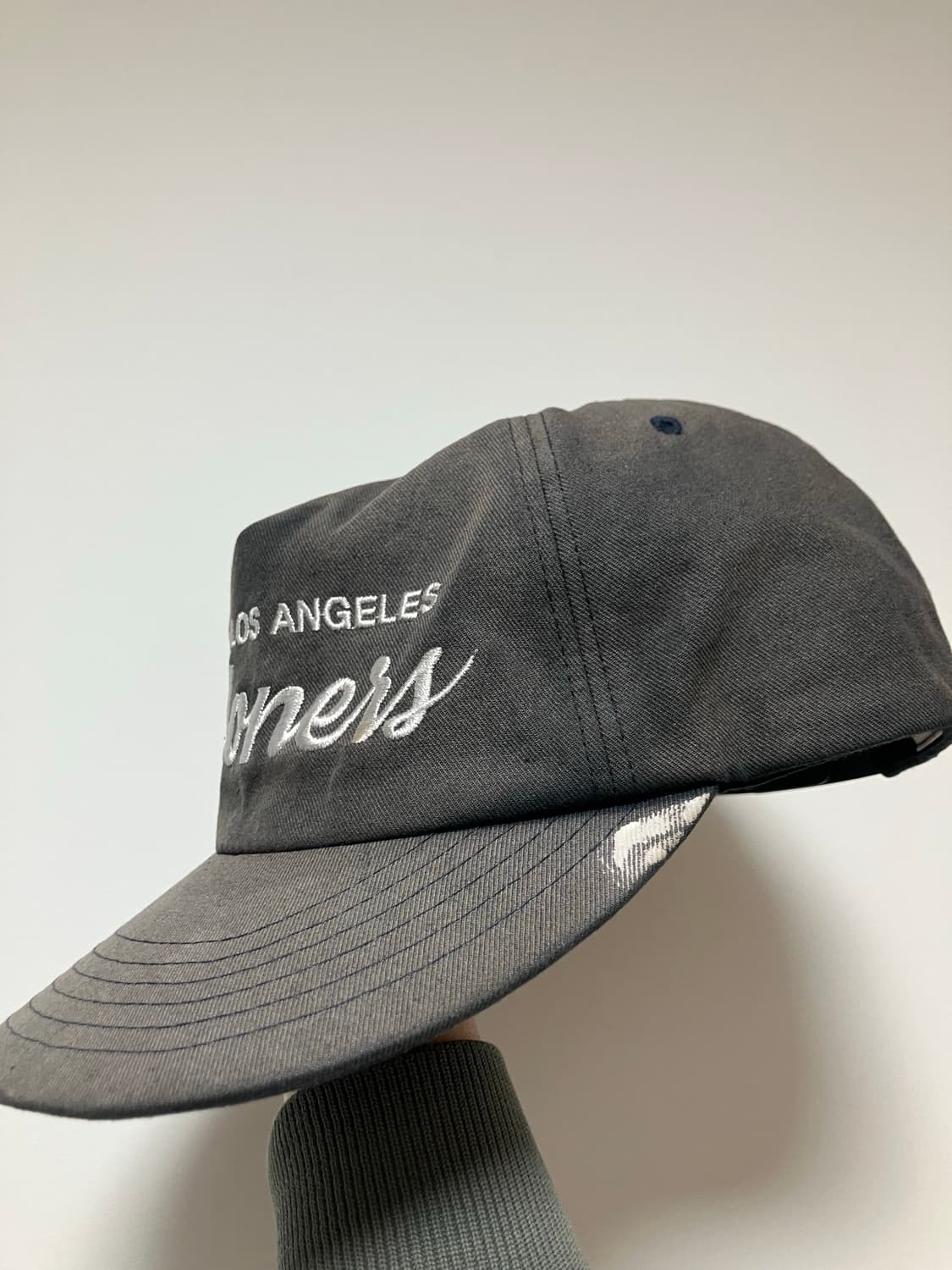 도넛리벤지 LA 6패널캡 볼캡 모자 그레이  상품이미지3