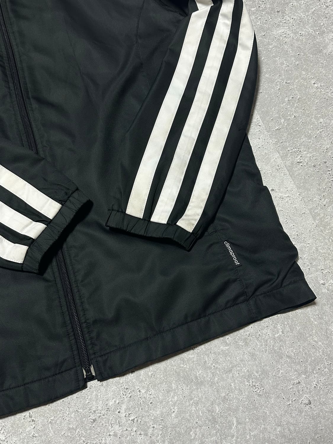 아디다스 JP 빅 삼선 블랙 바람막이 상품이미지4