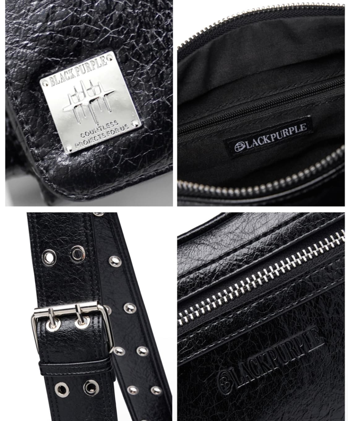 블랙퍼플 미니 포트리스 ㅣ Mini Fortress Bag 상품이미지4
