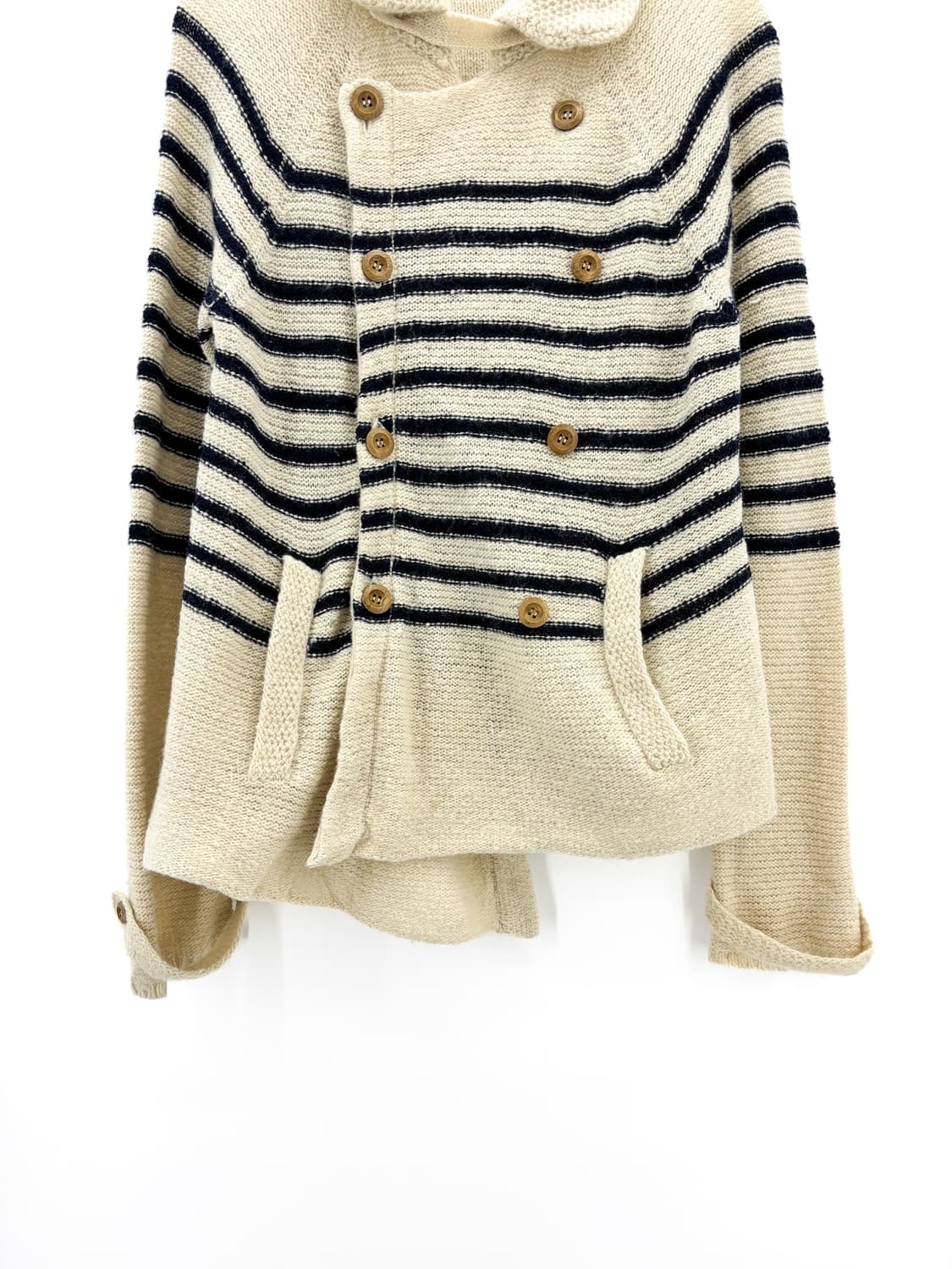 빈티지 스트라이프 울 가디건 상품이미지5