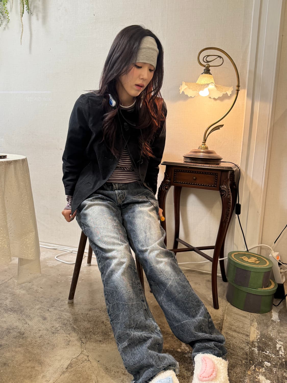 도쿄 스트릿 미니멀 빈티지 코디세트 상품이미지4