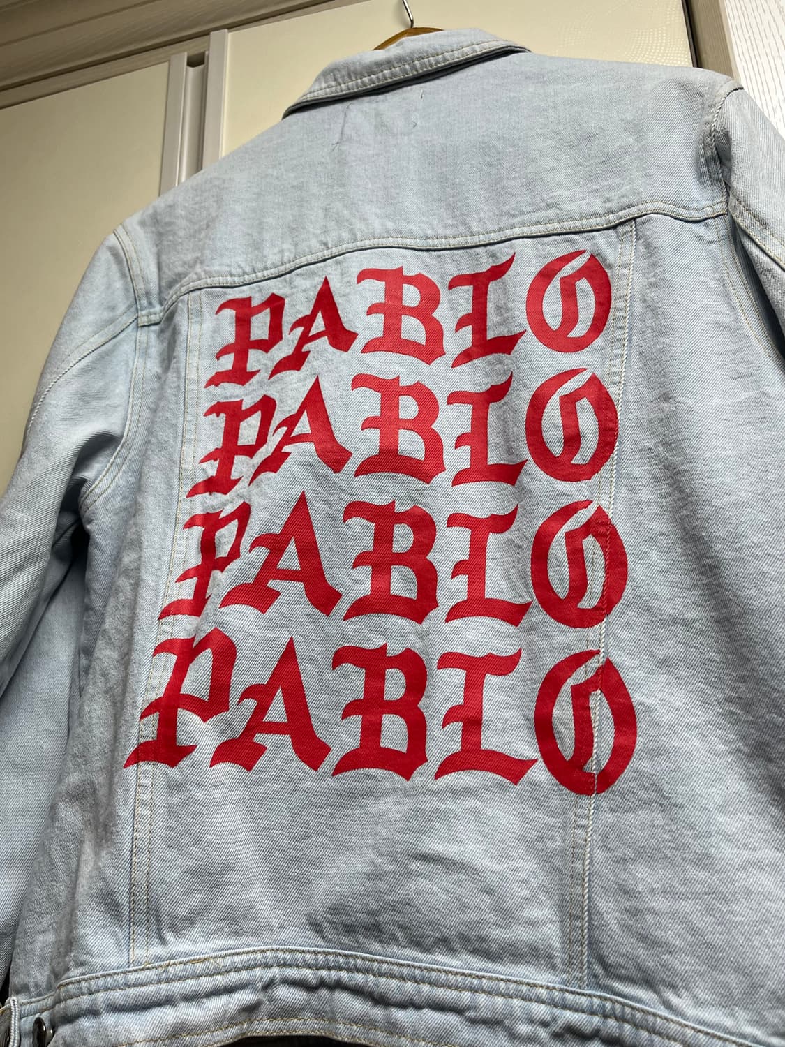 Fear of god kanye pablo denim jacket 100 상품이미지1