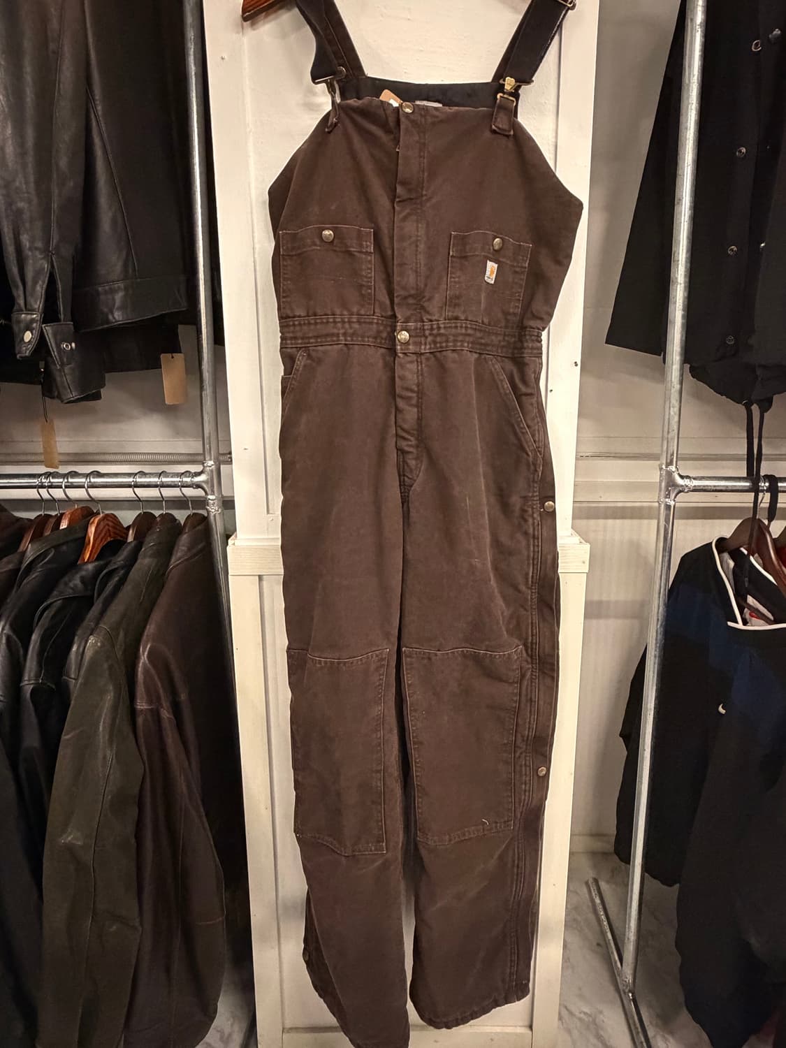 (정품/M) 칼하트 오버롤 브라운 a1 상품이미지1