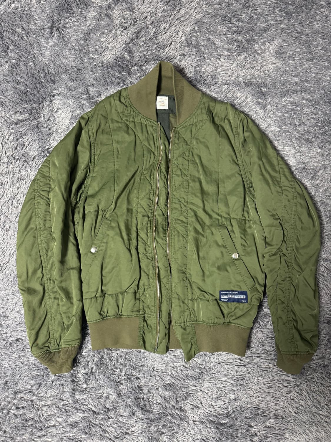 언더커버 봄버 카키 상품이미지1