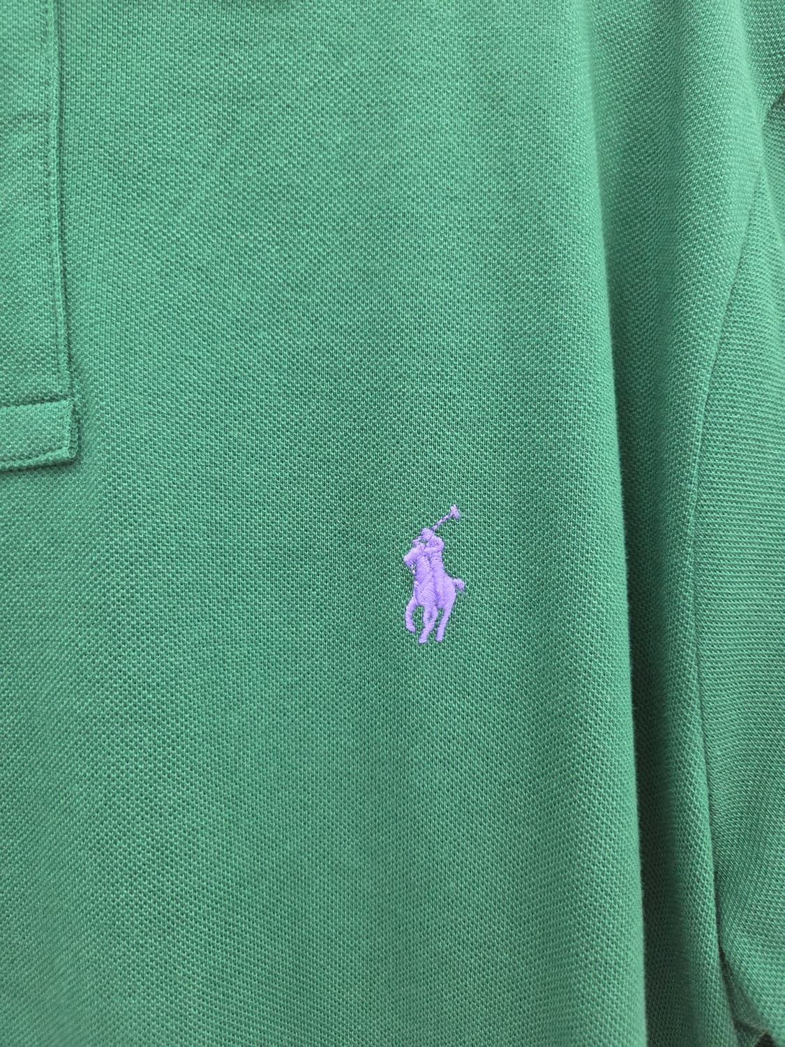 L QR정품 폴로 랄프로렌 녹색 반팔 폴로셔츠 상품이미지4