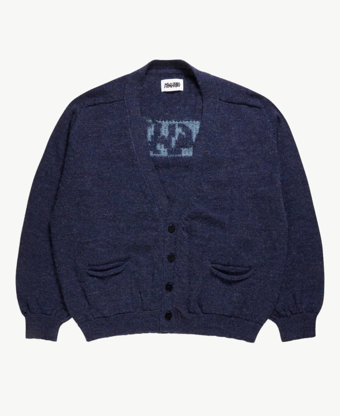 [M,L]마리아노 25fw 글램파 베이비 블루 가디건 상품이미지7